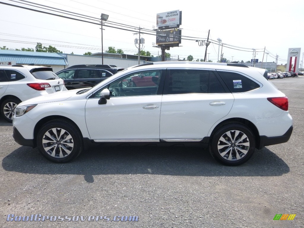 2018 Outback 2.5i Touring - Crystal White Pearl / Java Brown photo #7