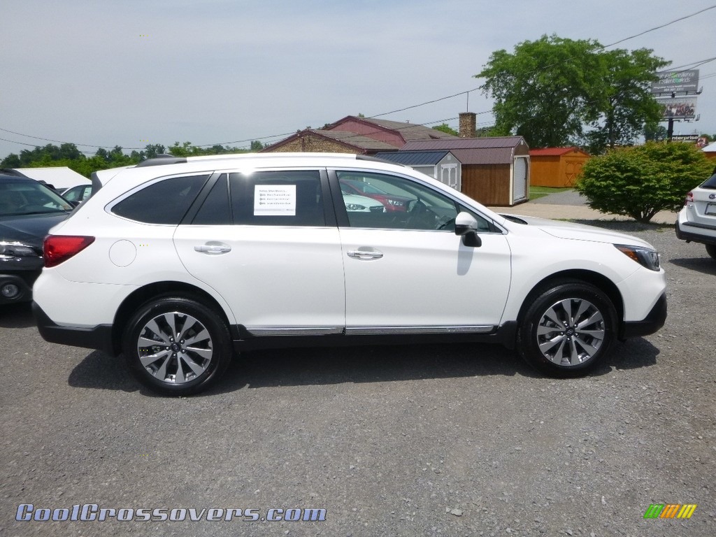 2018 Outback 2.5i Touring - Crystal White Pearl / Java Brown photo #3