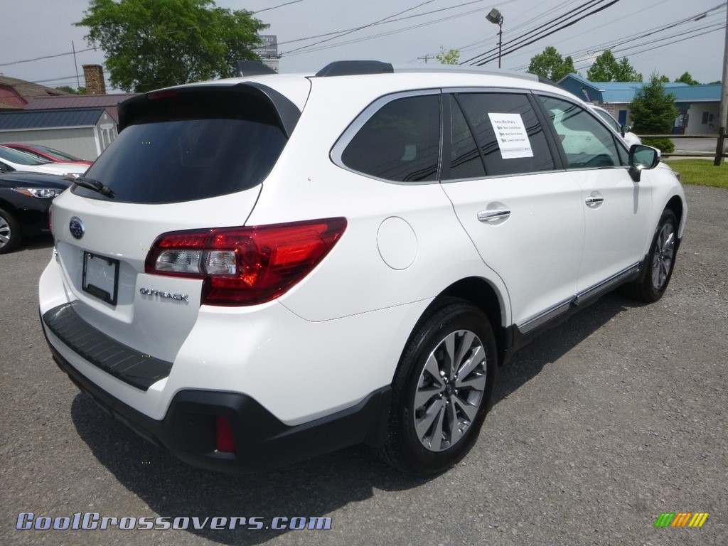 2018 Outback 2.5i Touring - Crystal White Pearl / Java Brown photo #4