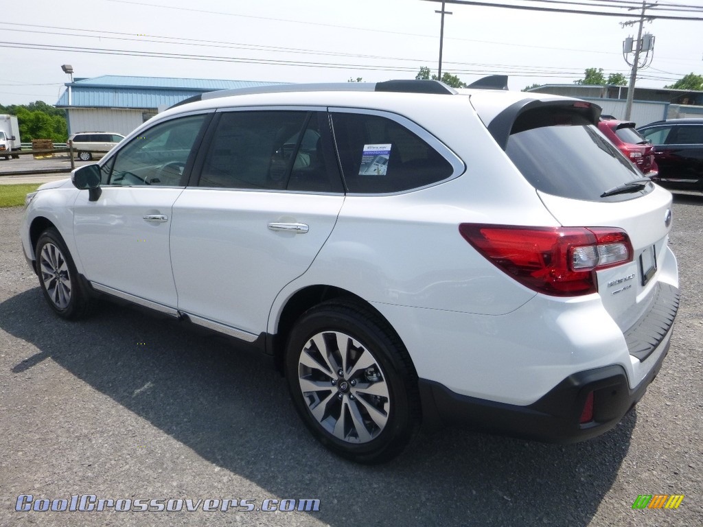 2018 Outback 2.5i Touring - Crystal White Pearl / Java Brown photo #6