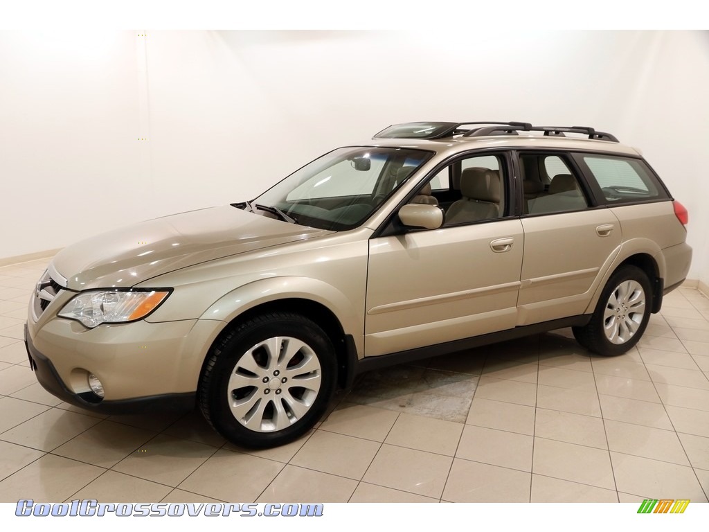 2008 Outback 2.5i Limited L.L.Bean Edition - Harvest Gold Metallic / Warm Ivory photo #3