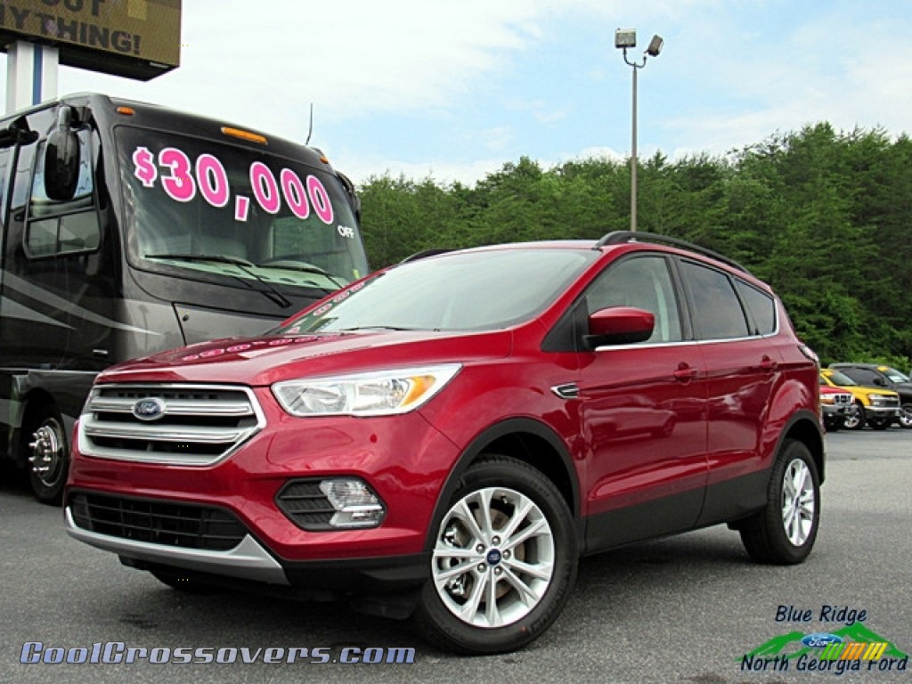 2018 Escape SE 4WD - Ruby Red / Charcoal Black photo #1