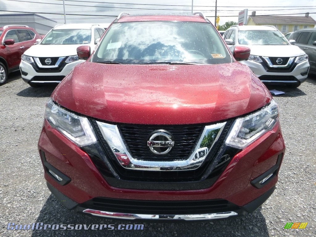 2018 Rogue SV AWD - Scarlet Ember / Charcoal photo #9