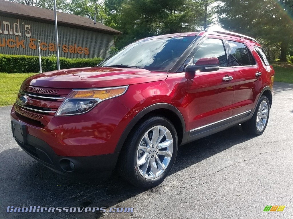 2015 Explorer Limited 4WD - Ruby Red / Charcoal Black photo #2