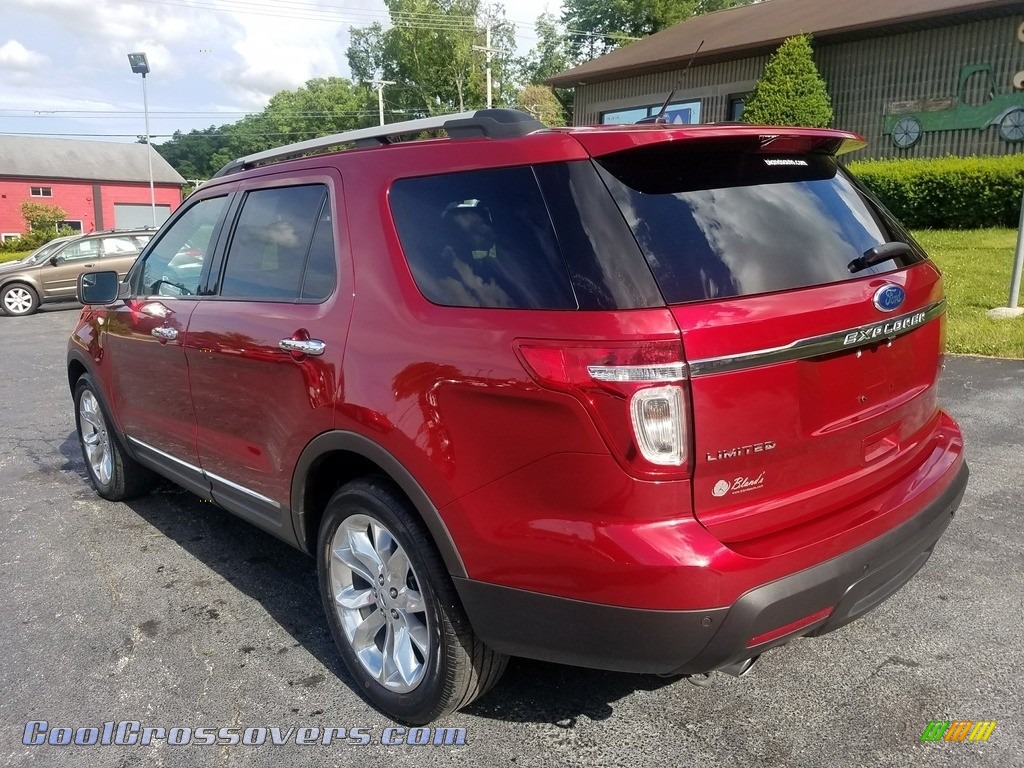 2015 Explorer Limited 4WD - Ruby Red / Charcoal Black photo #3