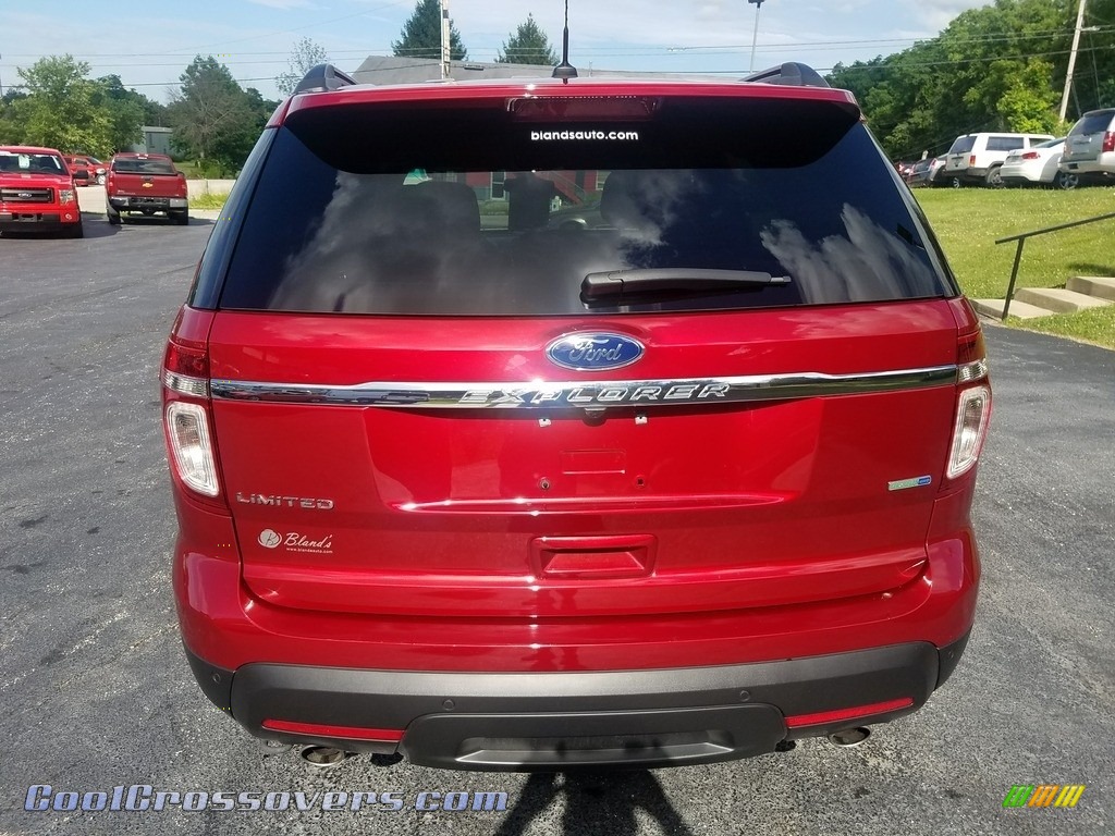2015 Explorer Limited 4WD - Ruby Red / Charcoal Black photo #4
