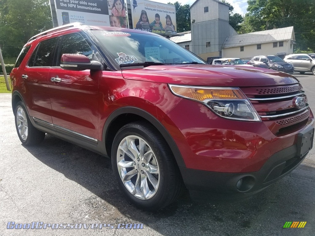 2015 Explorer Limited 4WD - Ruby Red / Charcoal Black photo #9