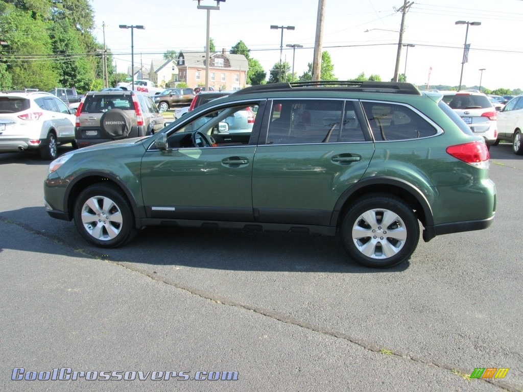 2011 Outback 3.6R Limited Wagon - Cypress Green Pearl / Warm Ivory photo #9