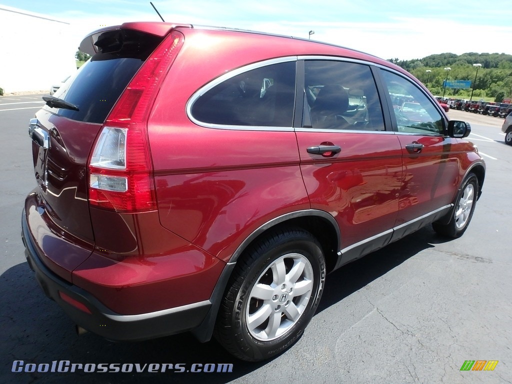 2008 CR-V EX 4WD - Tango Red Pearl / Gray photo #9