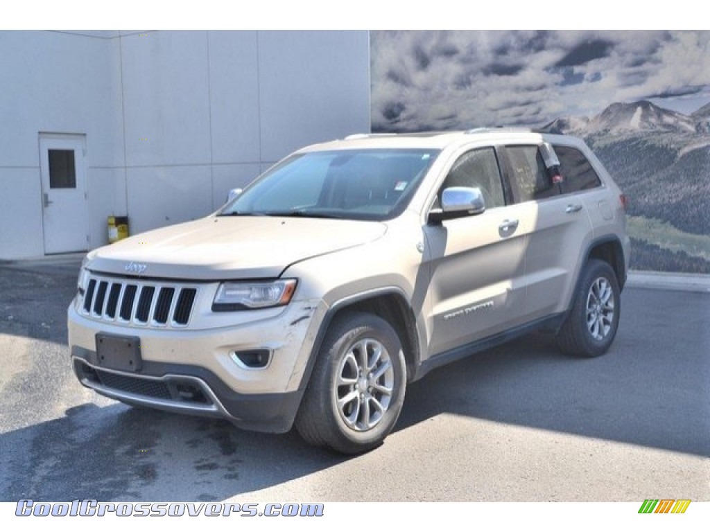 2014 Grand Cherokee Limited 4x4 - Cashmere Pearl / New Zealand Black/Light Frost photo #2