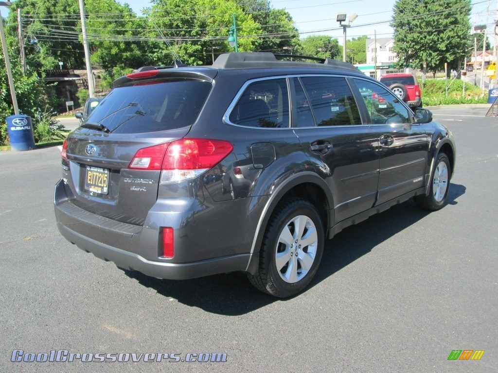 2011 Outback 3.6R Limited Wagon - Graphite Gray Metallic / Off Black photo #6