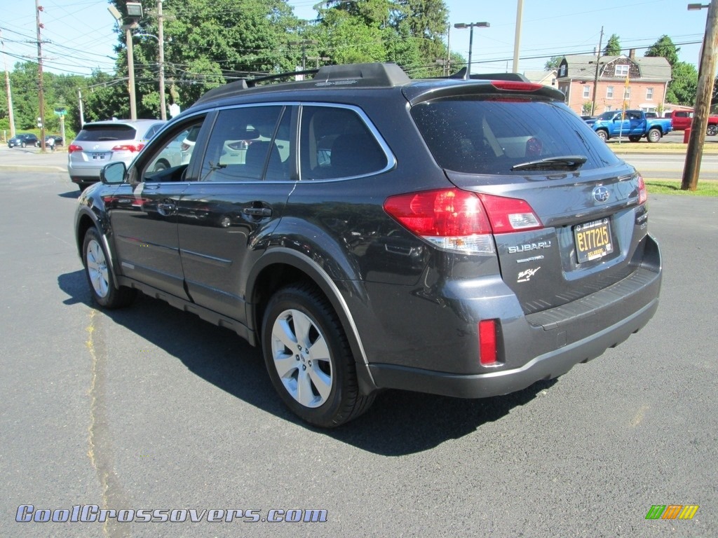 2011 Outback 3.6R Limited Wagon - Graphite Gray Metallic / Off Black photo #8