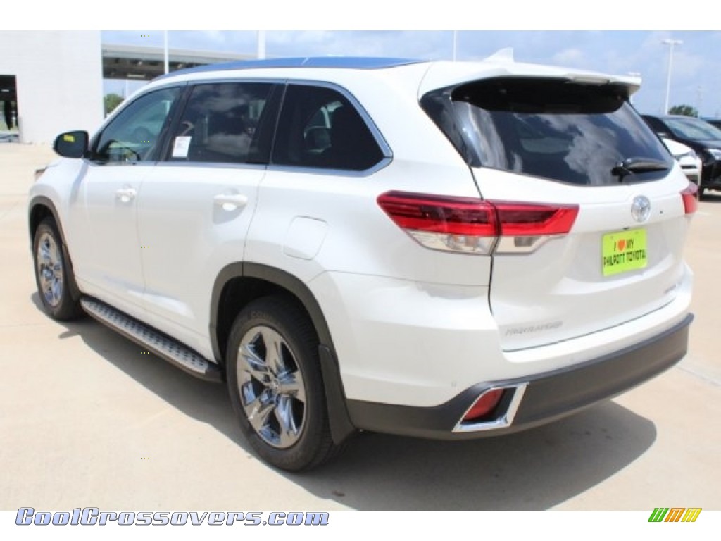 2018 Highlander Limited AWD - Blizzard White Pearl / Ash photo #6