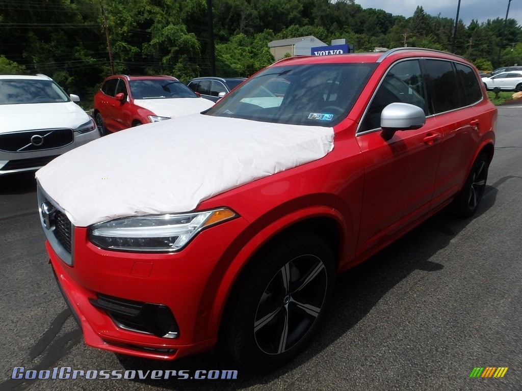 2019 XC90 T6 AWD R-Design - Passion Red / Charcoal photo #5
