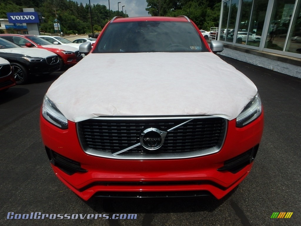 2019 XC90 T6 AWD R-Design - Passion Red / Charcoal photo #6
