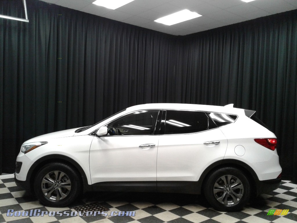 Frost White Pearl / Beige Hyundai Santa Fe Sport