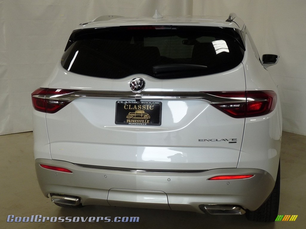 2019 Enclave Premium AWD - White Frost Tricoat / Brandy photo #3