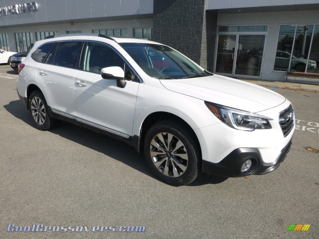 2019 Outback 2.5i Touring - Crystal White Pearl / Java Brown photo #1