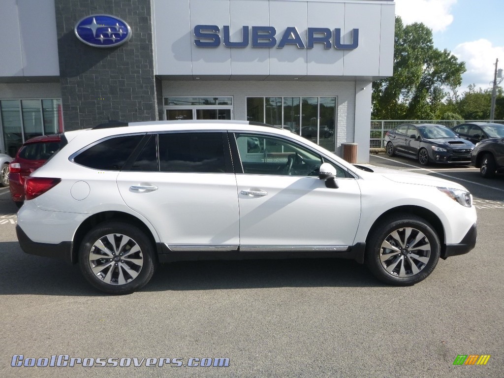 2019 Outback 2.5i Touring - Crystal White Pearl / Java Brown photo #3