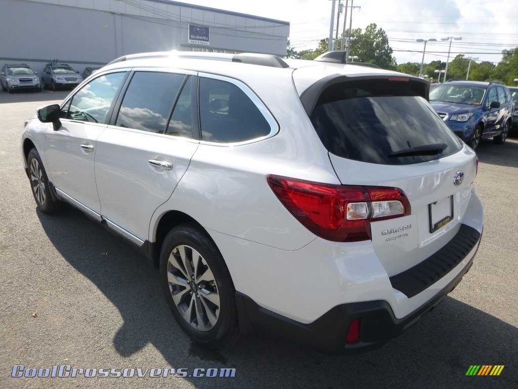 2019 Outback 2.5i Touring - Crystal White Pearl / Java Brown photo #6