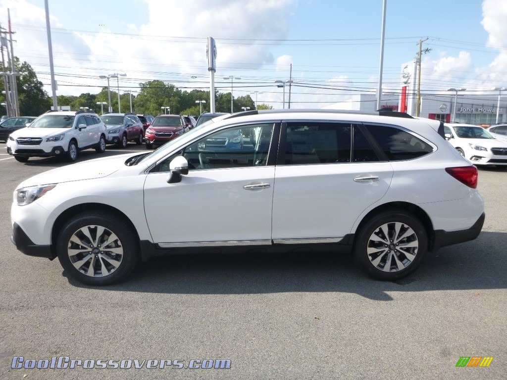 2019 Outback 2.5i Touring - Crystal White Pearl / Java Brown photo #7