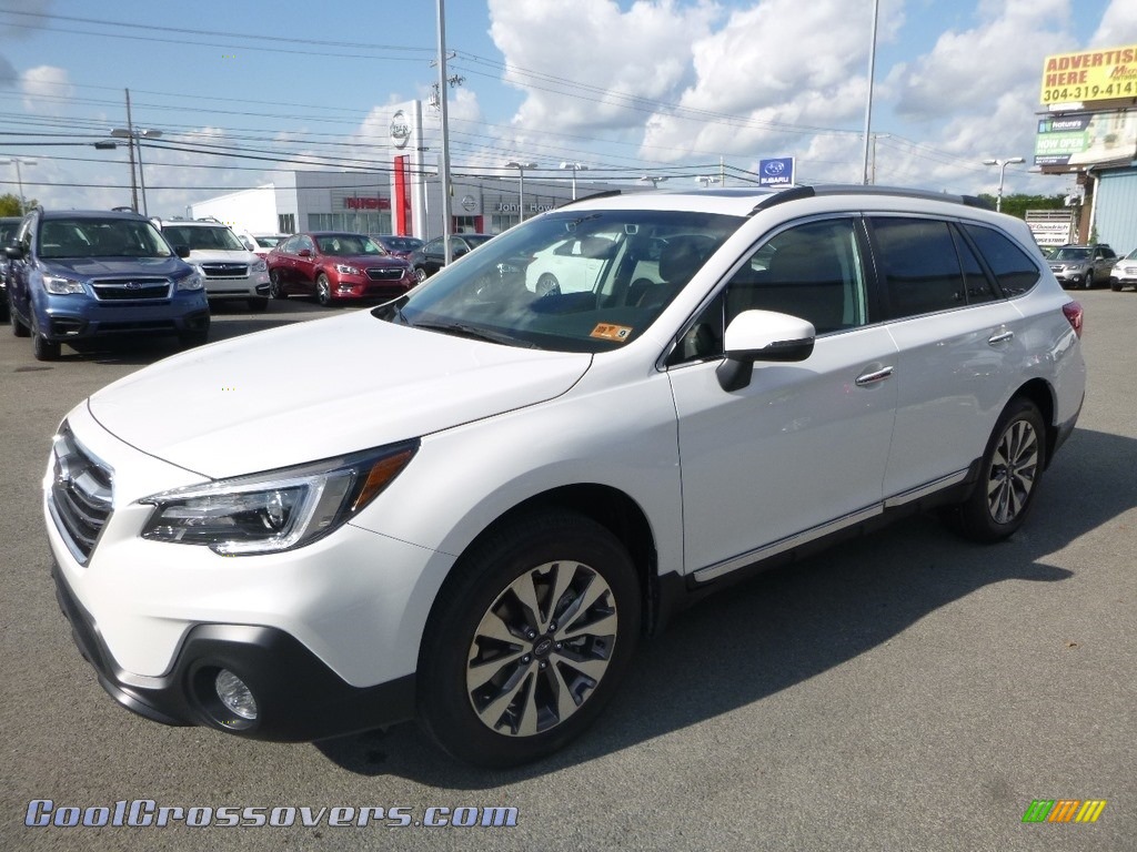 2019 Outback 2.5i Touring - Crystal White Pearl / Java Brown photo #8