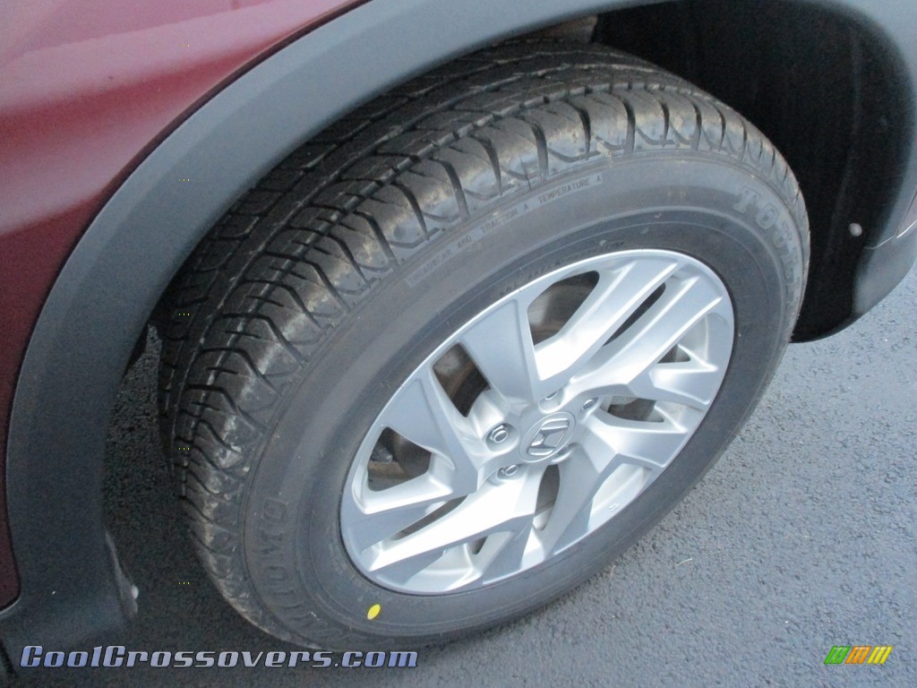 2015 CR-V EX - Basque Red Pearl II / Gray photo #6
