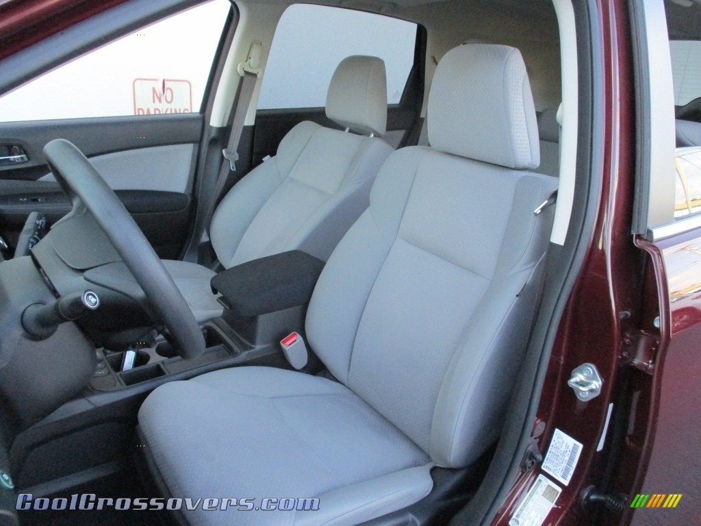 2015 CR-V EX - Basque Red Pearl II / Gray photo #12