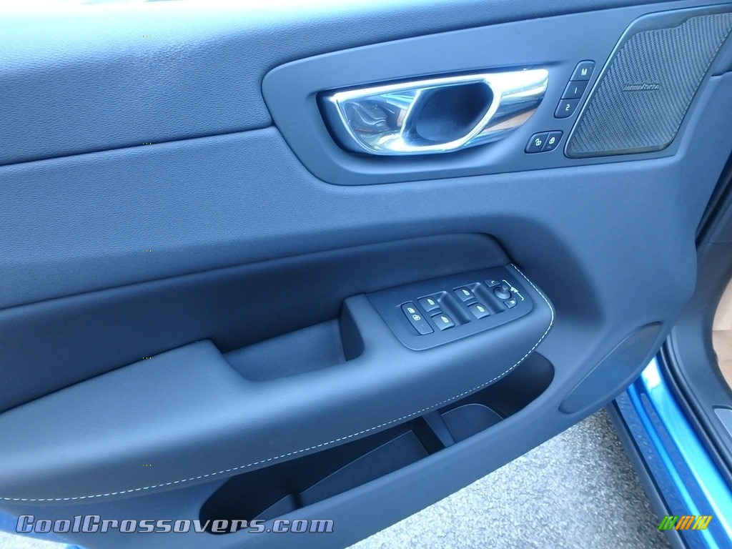 2019 XC60 T6 AWD R-Design - Bursting Blue Metallic / Charcoal photo #10