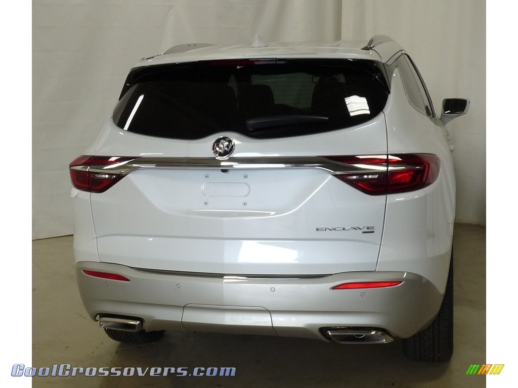 2019 Enclave Essence AWD - White Frost Tricoat / Brandy photo #3