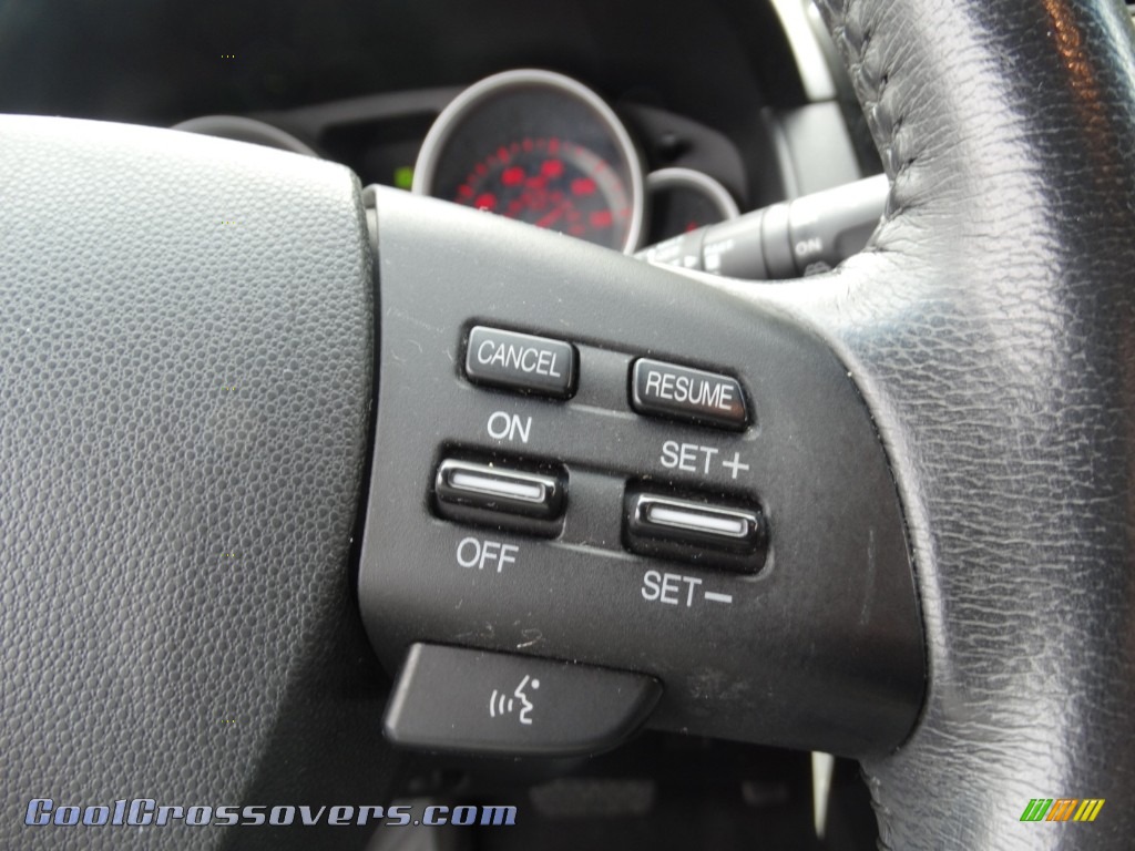 2009 CX-9 Touring AWD - Stormy Blue Mica / Black photo #24