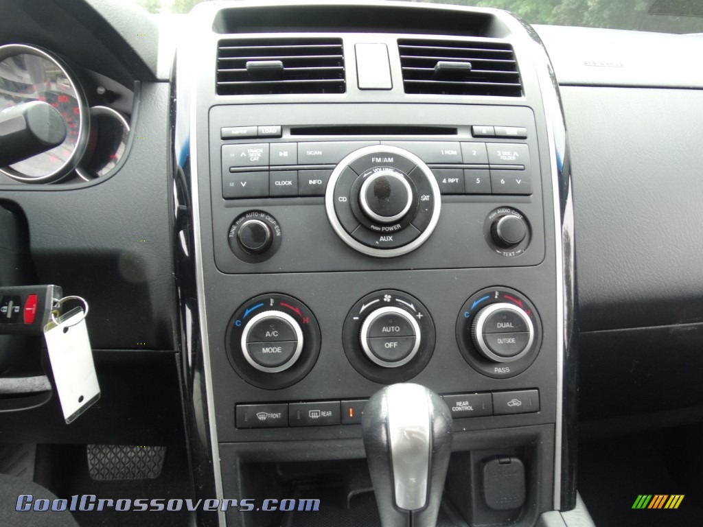 2009 CX-9 Touring AWD - Stormy Blue Mica / Black photo #26