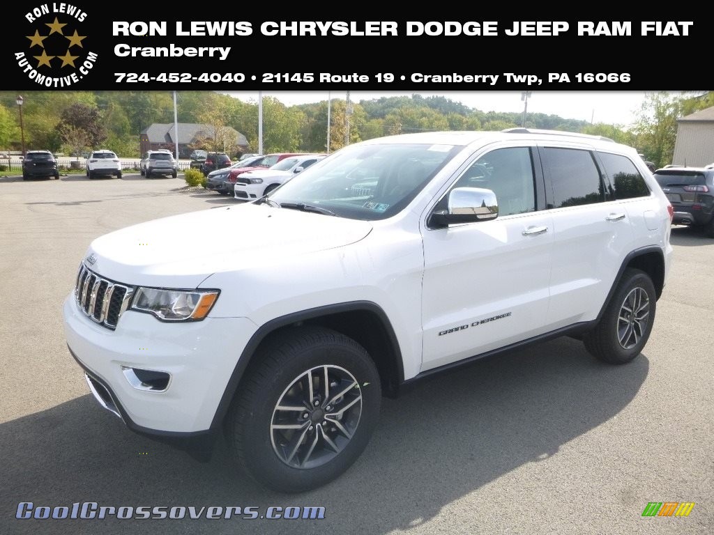 Bright White / Light Frost Beige/Black Jeep Grand Cherokee Limited 4x4