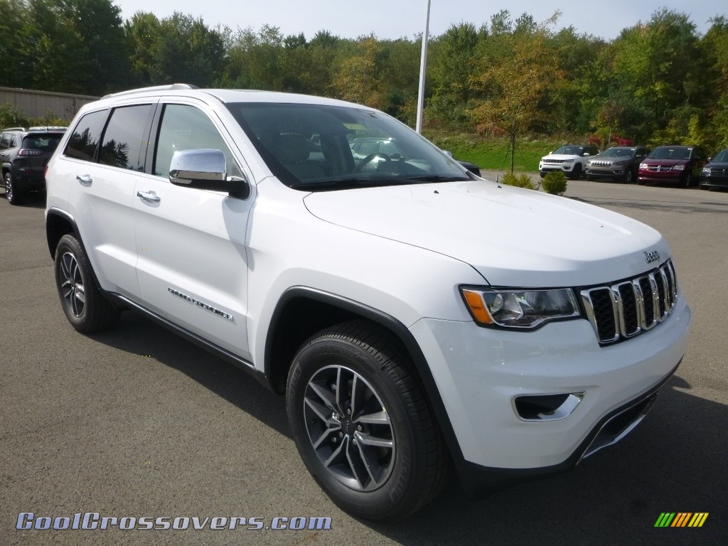 2019 Grand Cherokee Limited 4x4 - Bright White / Light Frost Beige/Black photo #7