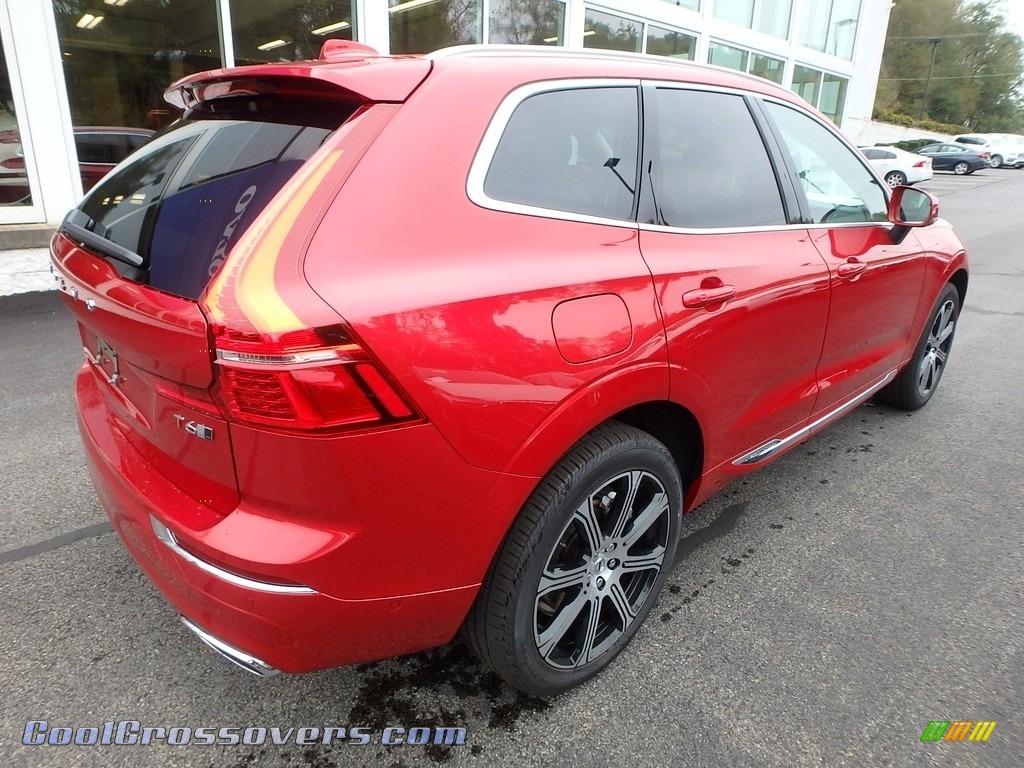 2019 XC60 T5 AWD Inscription - Fusion Red Metallic / Blonde photo #2
