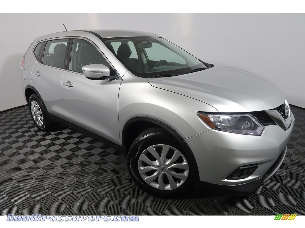 2015 Rogue S AWD - Brilliant Silver / Charcoal photo #5