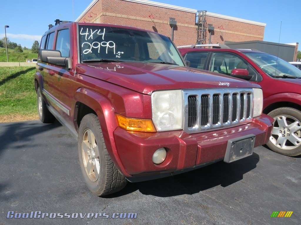 Red Rock Pearl / Dark Slate Gray/Light Graystone Jeep Commander Limited 4x4