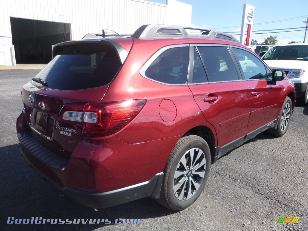 2016 Outback 2.5i Limited - Venetian Red Pearl / Warm Ivory photo #4