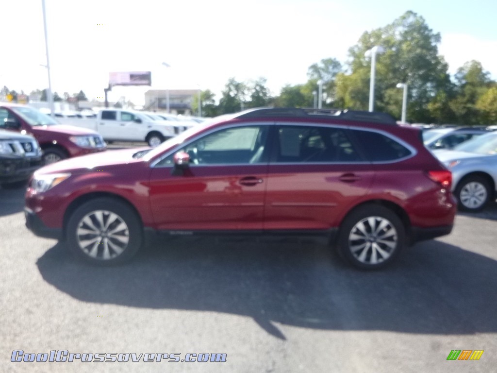 2016 Outback 2.5i Limited - Venetian Red Pearl / Warm Ivory photo #7