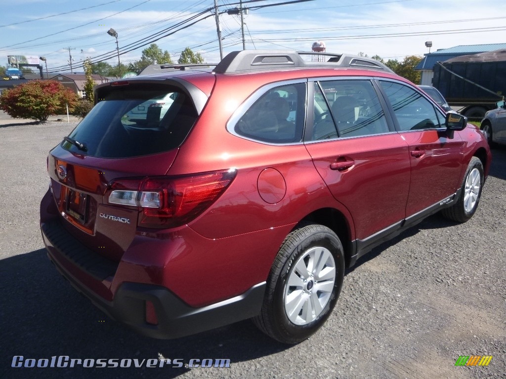 2019 Outback 2.5i - Crimson Red Pearl / Warm Ivory photo #4