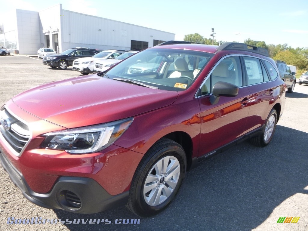 2019 Outback 2.5i - Crimson Red Pearl / Warm Ivory photo #8