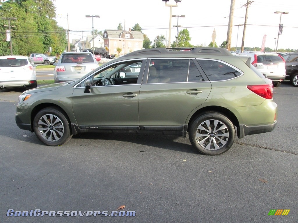 2016 Outback 2.5i Limited - Wilderness Green Metallic / Warm Ivory photo #9