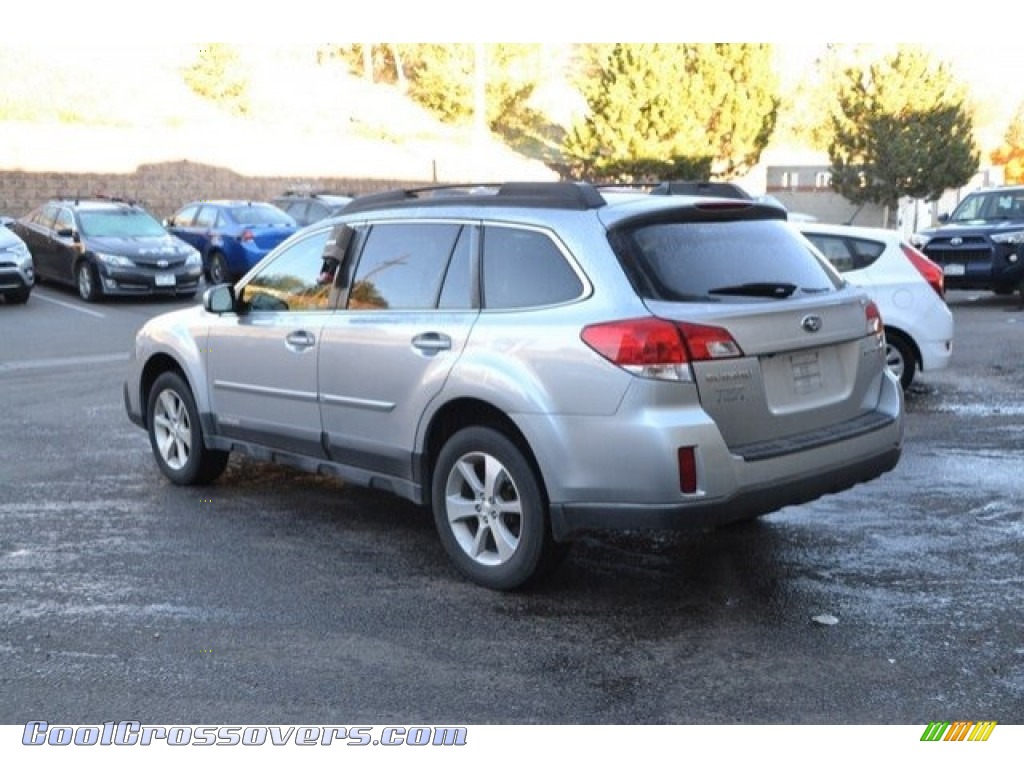 2013 Outback 2.5i Limited - Ice Silver Metallic / Off Black Leather photo #4