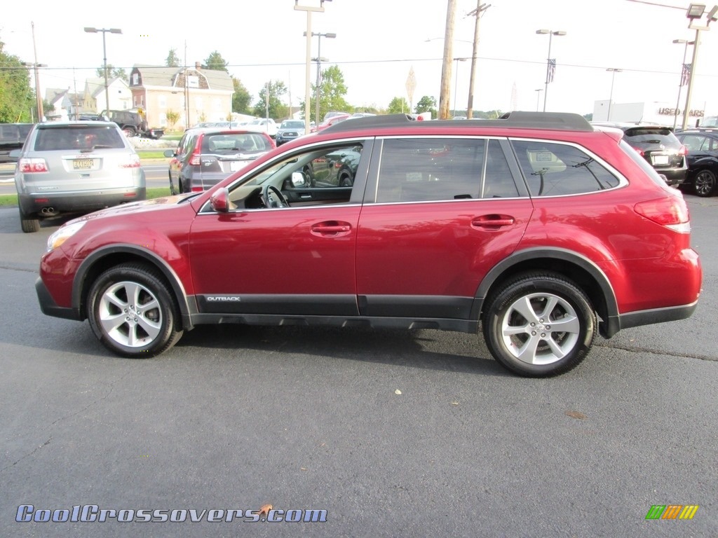 2014 Outback 2.5i Limited - Venetian Red Pearl / Ivory photo #9