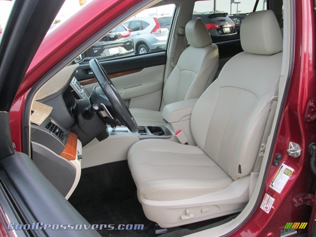 2014 Outback 2.5i Limited - Venetian Red Pearl / Ivory photo #16