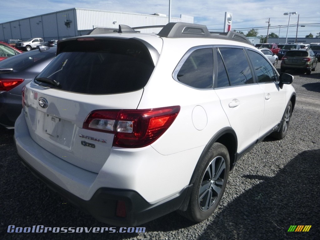 2018 Outback 2.5i Limited - Crystal White Pearl / Titanium Gray photo #3