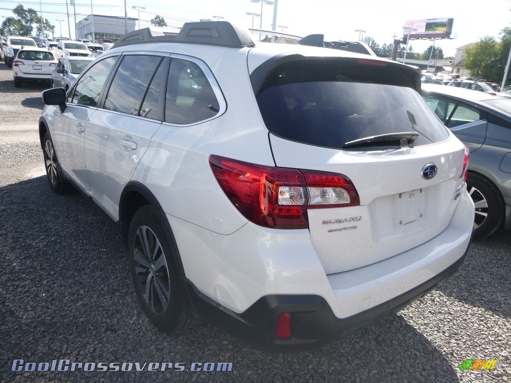 2018 Outback 2.5i Limited - Crystal White Pearl / Titanium Gray photo #4