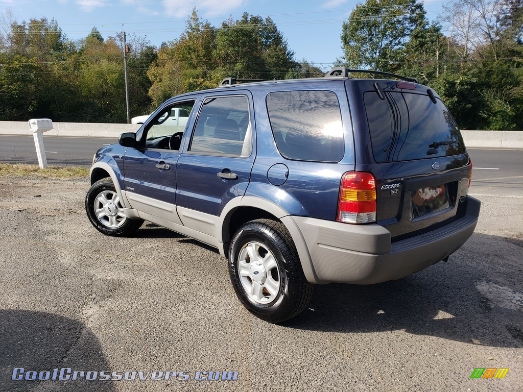 2002 Escape XLT V6 - True Blue Metallic / Medium Graphite photo #4