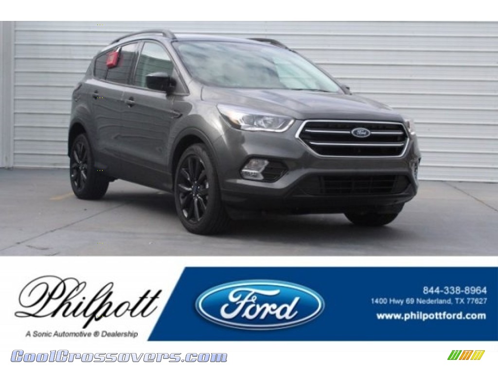 Magnetic / Cashmere/Charcoal Black Ford Escape SEL