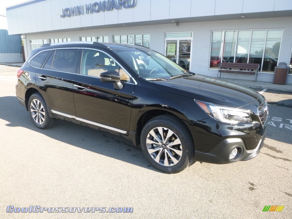 2019 Outback 2.5i Touring - Crystal Black Silica / Java Brown photo #1